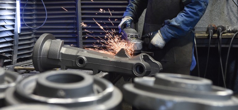 Sbavatura di fusione in ghisa